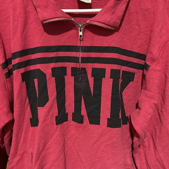 PINK Halfzip sweatshirt - Picture 2 of 5